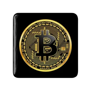 مگنت مربعی ارز دیجیتال بیت کوین