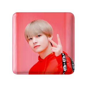 مگنت مربعی تهیونگ وی Teahyung گروه بی تی اس BTS