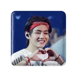مگنت مربعی تهیونگ وی Teahyung گروه بی تی اس BTS