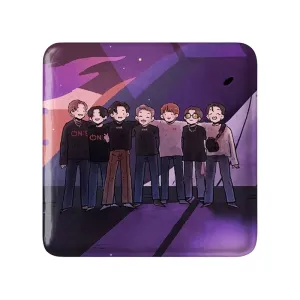 مگنت مربعی گروه بی تی اس BTS