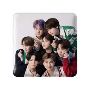 مگنت مربعی گروه بی تی اس BTS