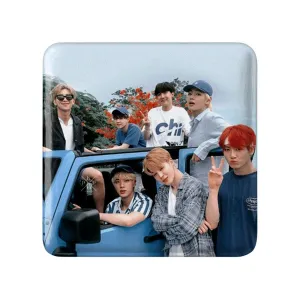 مگنت مربعی گروه بی تی اس BTS