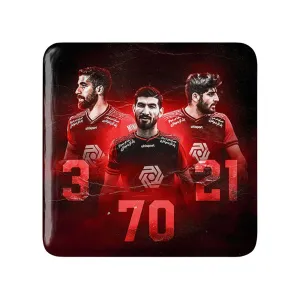 مگنت مربعی پرسپولیس