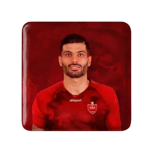 مگنت مربعی سعید آقایی پرسپولیس