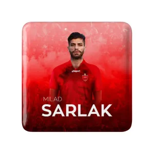 مگنت مربعی میلاد سرلک پرسپولیس