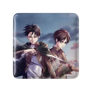 مگنت مربعی لیوای و ارن انیمه اتک آن تایتان Attack on Titan