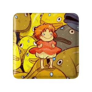 مگنت مربعی انیمه پونیو Ponyo