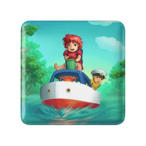 مگنت مربعی انیمه پونیو Ponyo