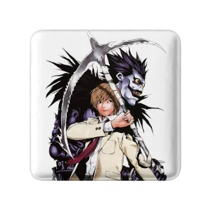مگنت مربعی لایت یاگامی و ریوک انیمه دفترچه مرگ Death Note