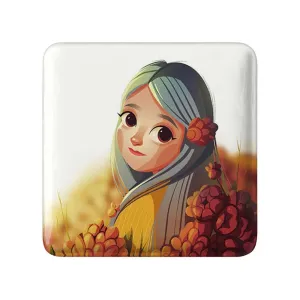 مگنت مربعی دختر