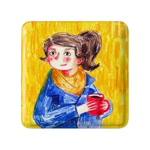 مگنت مربعی دختر