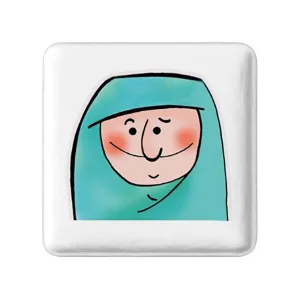 مگنت مربعی دختر