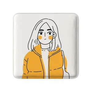 مگنت مربعی دخترونه