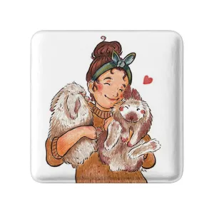 مگنت مربعی دخترونه