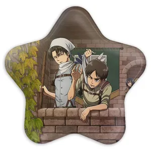 پیکسل ستاره ای ارن و لیوای انیمه اتک آن تایتان Attack on Titan