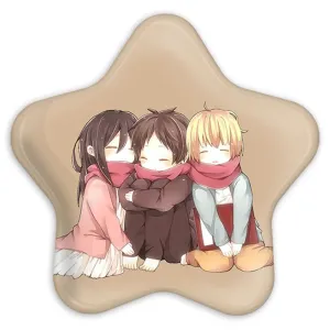 پیکسل ستاره ای ارن و میکاسا و آرمین انیمه اتک آن تایتان Attack on Titan