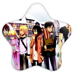 پیکسل ستاره ای ارن و میکاسا انیمه اتک آن تایتان Attack on Titan