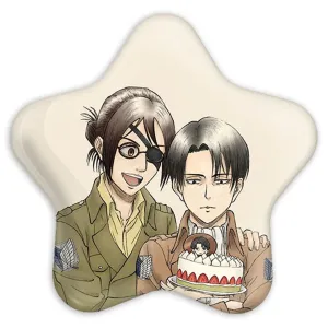 پیکسل ستاره ای هانجی و لیوای انیمه اتک آن تایتان Attack on Titan