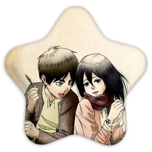 پیکسل ستاره ای ارن و میکاسا انیمه اتک آن تایتان Attack on Titan