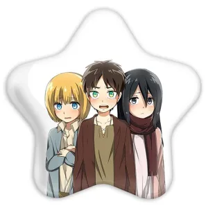پیکسل ستاره ای ارن و میکاسا و ارمین انیمه اتک آن تایتان Attack on Titan