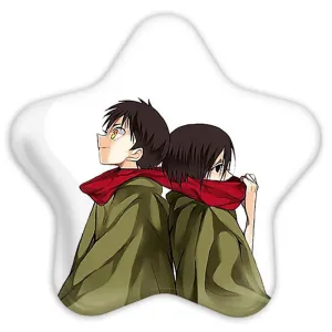 پیکسل ستاره ای ارن و میکاسا انیمه اتک آن تایتان Attack on Titan