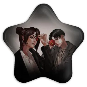 پیکسل ستاره ای لیوای و هانجی انیمه اتک آن تایتان Attack on Titan