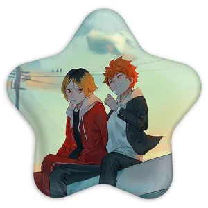 پیکسل ستاره ای هیاناتا و کنما انیمه آبشار سرنوشت هایکیو کاگیاما