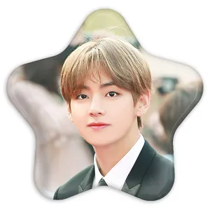 پیکسل ستاره ای تهیونگ وی Taehyung گروه بی تی اس BTS