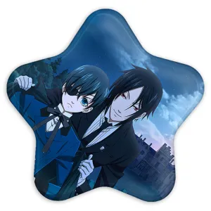 پیکسل ستاره ای سباستین و شیل انیمه خادم سیاه Black Butler