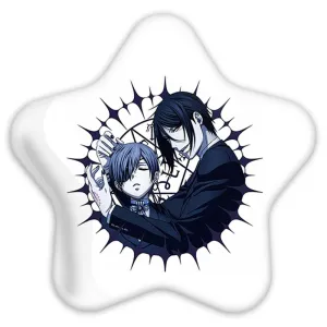 پیکسل ستاره ای سباستین و شیل انیمه خادم سیاه Black Butler