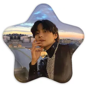 پیکسل ستاره ای تهیونگ وی Taehyung گروه بی تی اس BTS