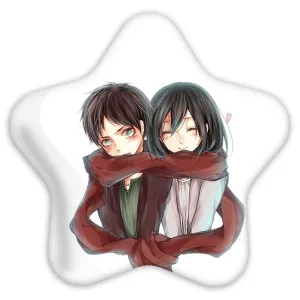 پیکسل ستاره ای میکاسا و ارن انیمه اتک آن تایتان Attack on Titan