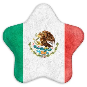 پیکسل ستاره ای پرچم مکزیک