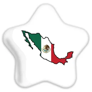 پیکسل ستاره ای پرچم مکزیک