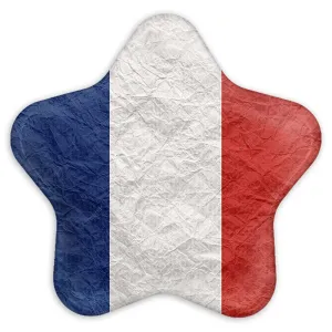 پیکسل ستاره ای پرچم فرانسه