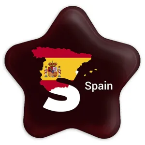 پیکسل ستاره ای پرچم اسپانیا