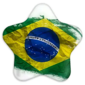 پیکسل ستاره ای پرچم برزیل