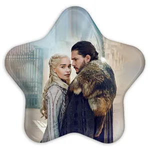 پیکسل ستاره ای دنریس تارگرین و جان اسنو گیم اف ترونز Game of Thrones