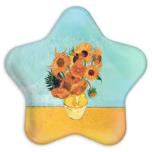 پیکسل ستاره ای گل های آفتابگردان ونگوگ