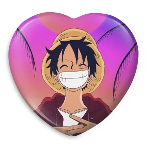 پیکسل قلبی لوفی انیمه وان پیس One Piece