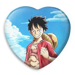 پیکسل قلبی لوفی انیمه وان پیس One Piece