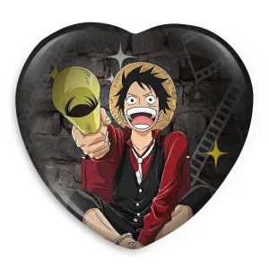 پیکسل قلبی لوفی انیمه وان پیس One Piece