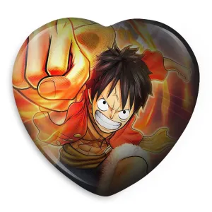 پیکسل قلبی لوفی انیمه وان پیس One Piece