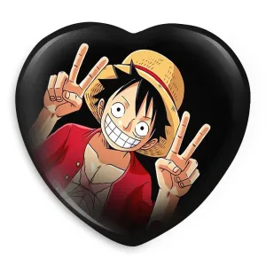 پیکسل قلبی لوفی انیمه وان پیس One Piece