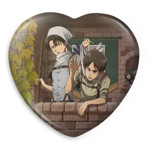 پیکسل قلبی ارن و لیوای انیمه اتک آن تایتان Attack on Titan