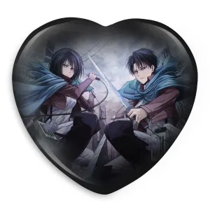 پیکسل قلبی لیوای و میکاسا انیمه اتک آن تایتان Attack on Titan