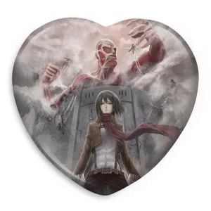 پیکسل قلبی میکاسا و تایتان غول آسا انیمه اتک آن تایتان Attack on Titan
