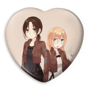 پیکسل قلبی یمیر و هیستوریا انیمه اتک آن تایتان Attack on Titan