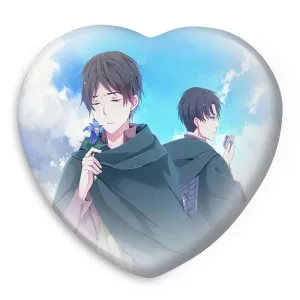 پیکسل قلبی لیوای و ارن انیمه اتک آن تایتان Attack on Titan