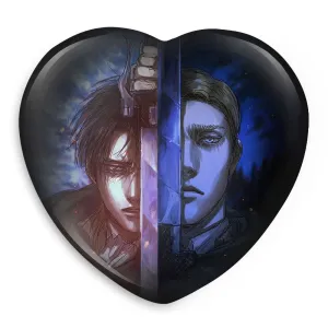 پیکسل قلبی اروین و لیوای انیمه اتک آن تایتان Attack on Titan